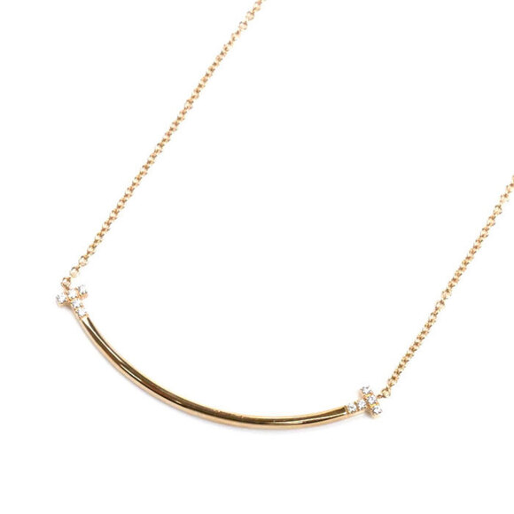 Tiffany & Co. Jewelry - TIFFANY & CO. 18k Rose Gold Diamond Necklace